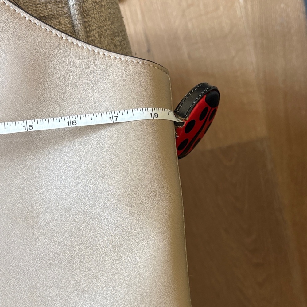 Kate Spade Taupe Leather Shoulder Bag - Picture 9 of 10